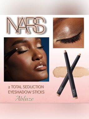 NARS Total Seduction Eyeshadow Sticks in Ablaze / Champagne Gold ✨
